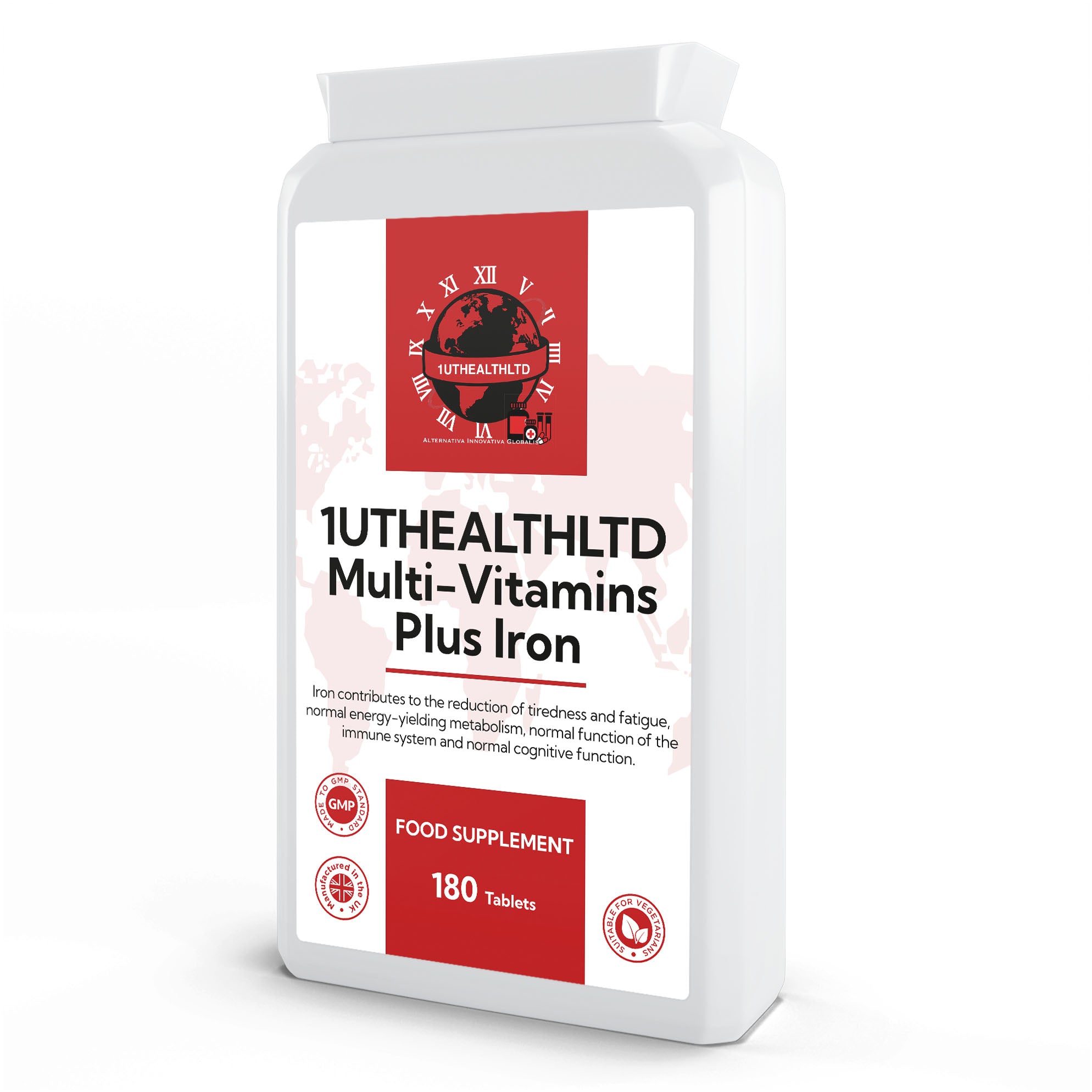 Multivitamin Plus Iron | 180 Tablets