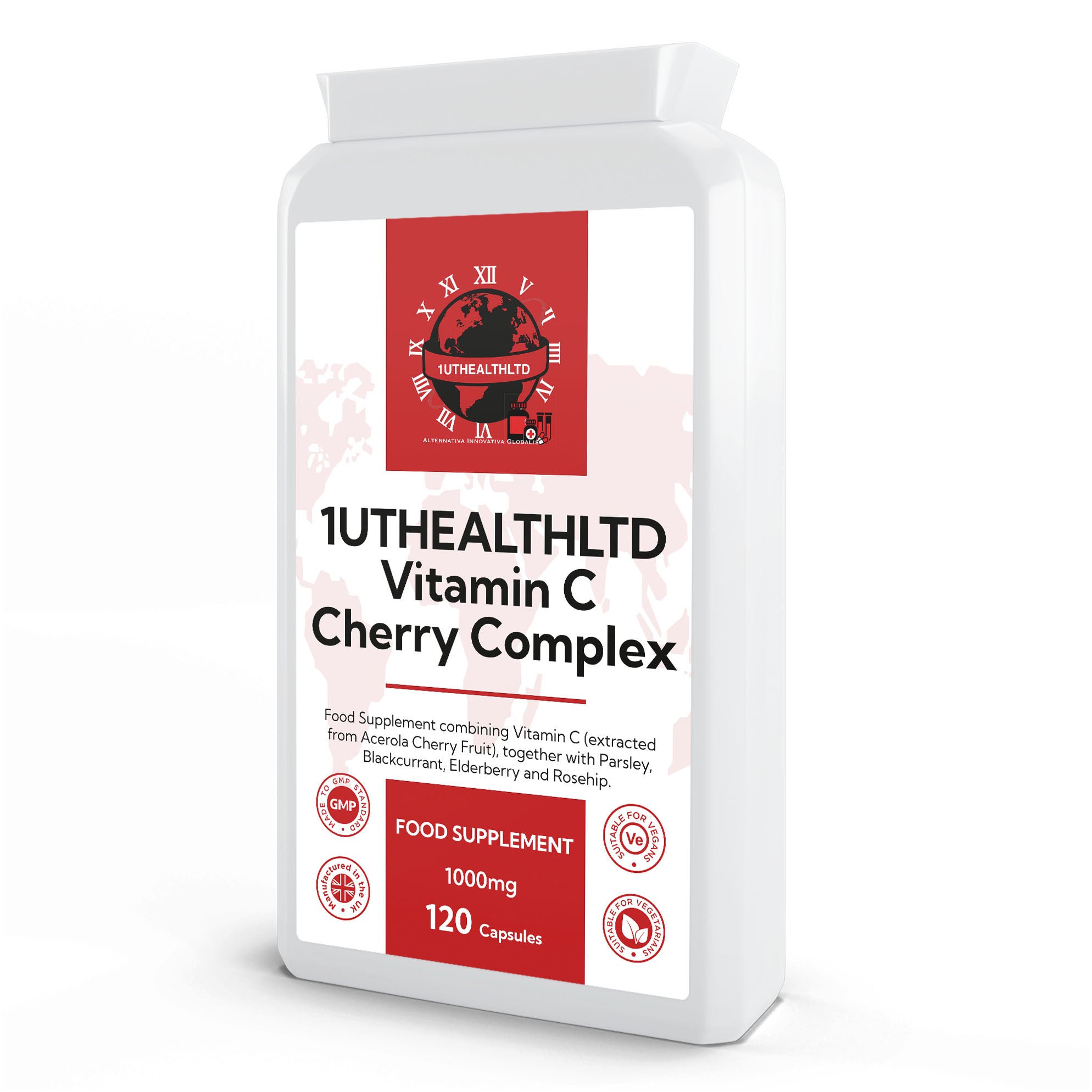 Vitamin C Acerola Immune Complex (Food Form) | 120 Capsules