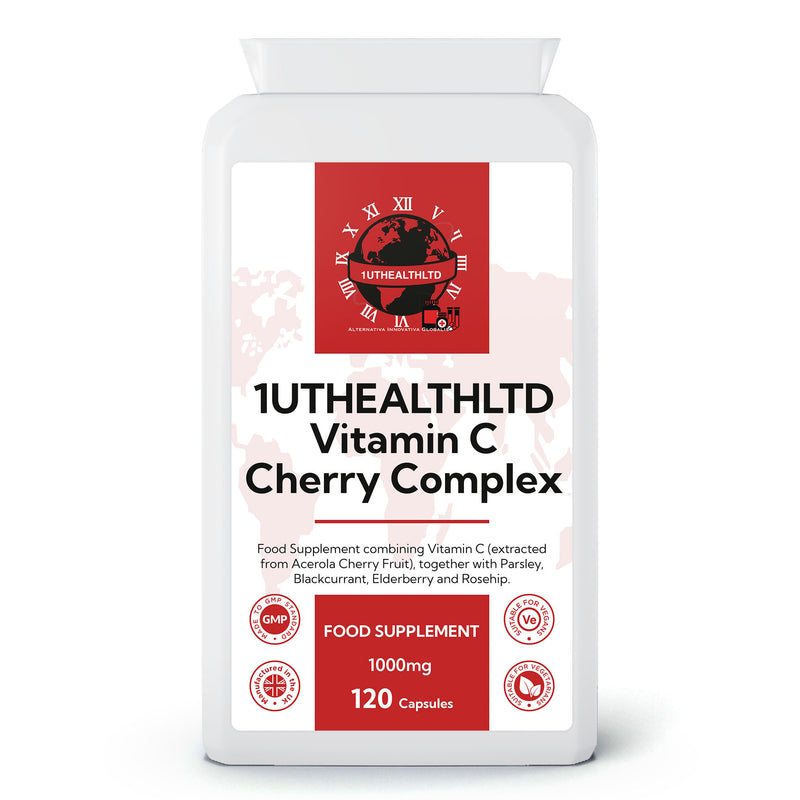 Vitamin C Acerola Immune Complex (Food Form) | 120 Capsules