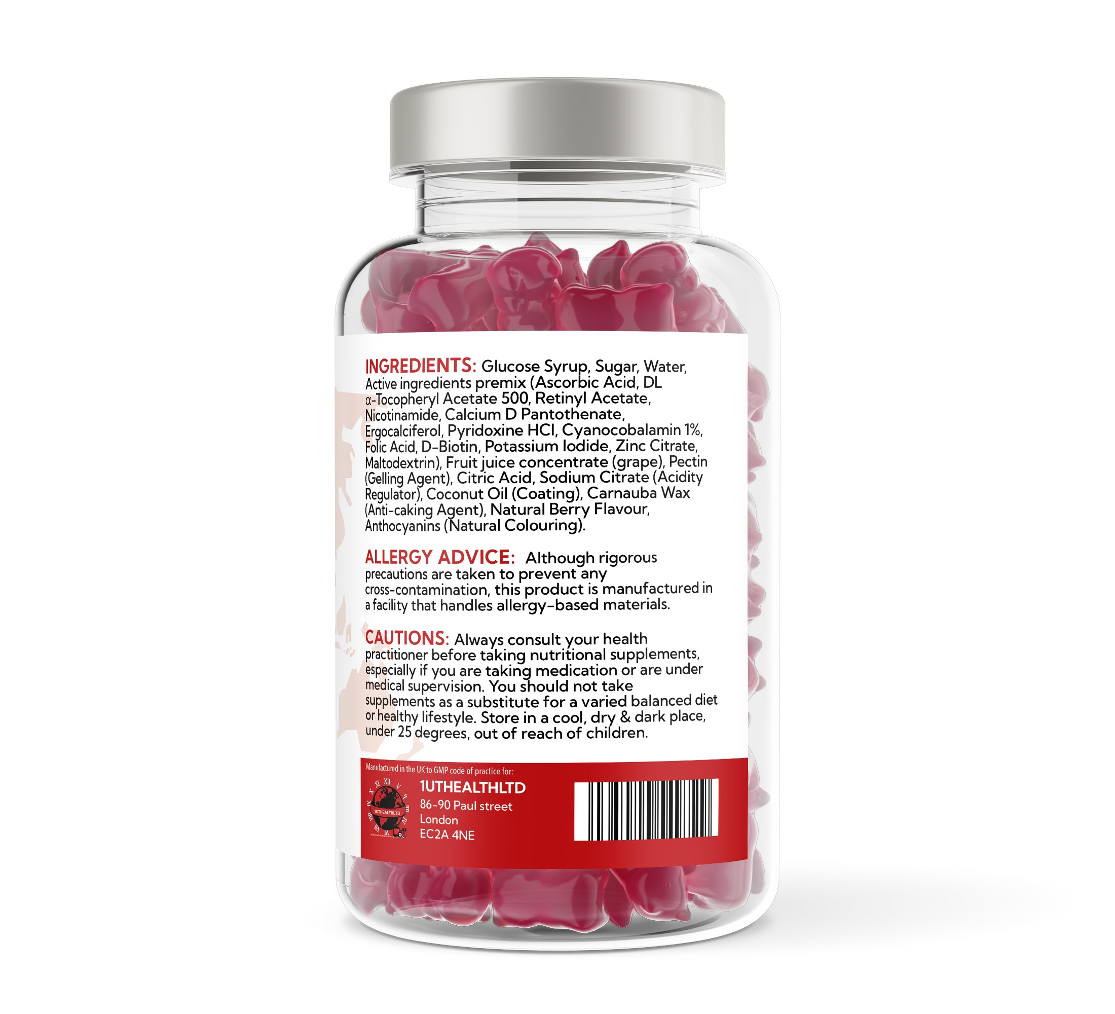Multivitamin & Mineral for Children | Berry Flavour | 60 Gummies